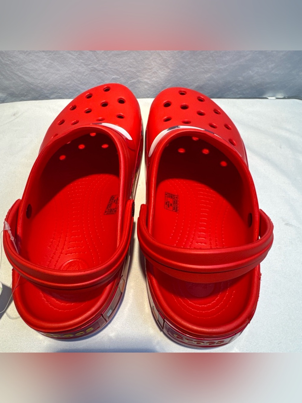 CROCS Lightning McQueen Red Slip-On Clogs - Picture 5 of 10